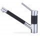 TEKA Grifo de cocina  AUK 978 EXT NEGRO. 509780207, Negro, extraible , Sobre encimera